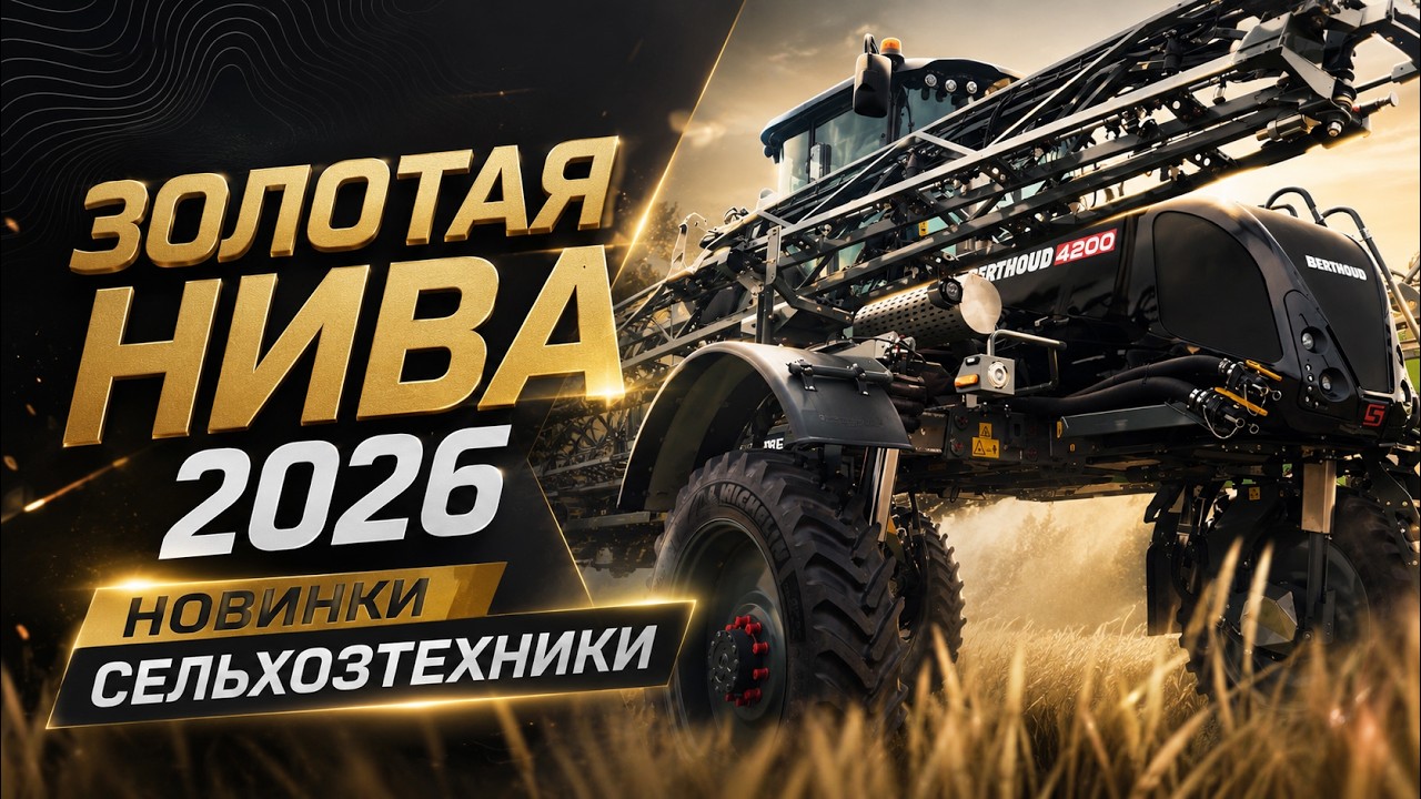 Новинки сельхозтехники на выставке «Золотая Нива 2026»